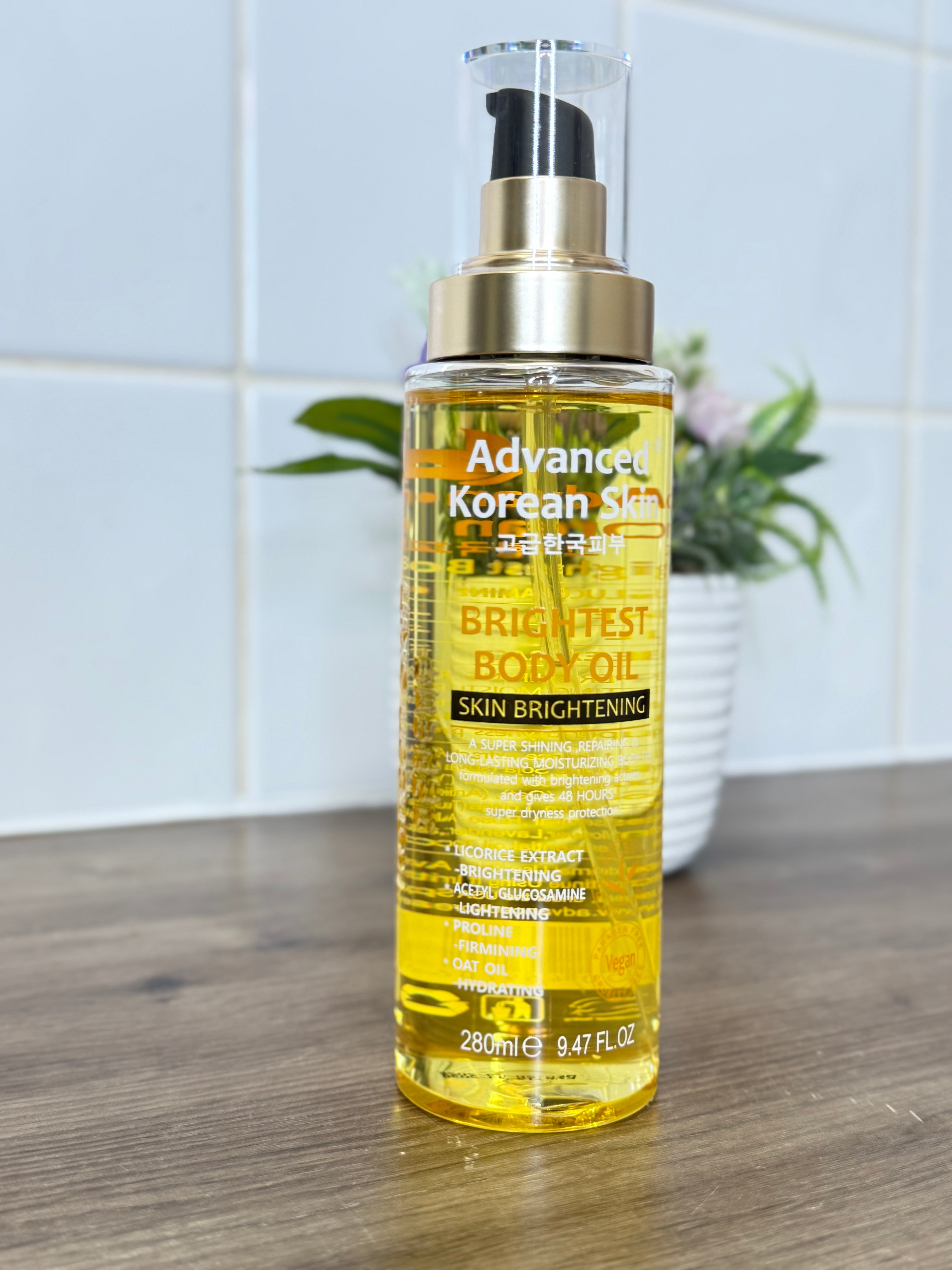 Advanced Korean Skin Brightest Body Oil