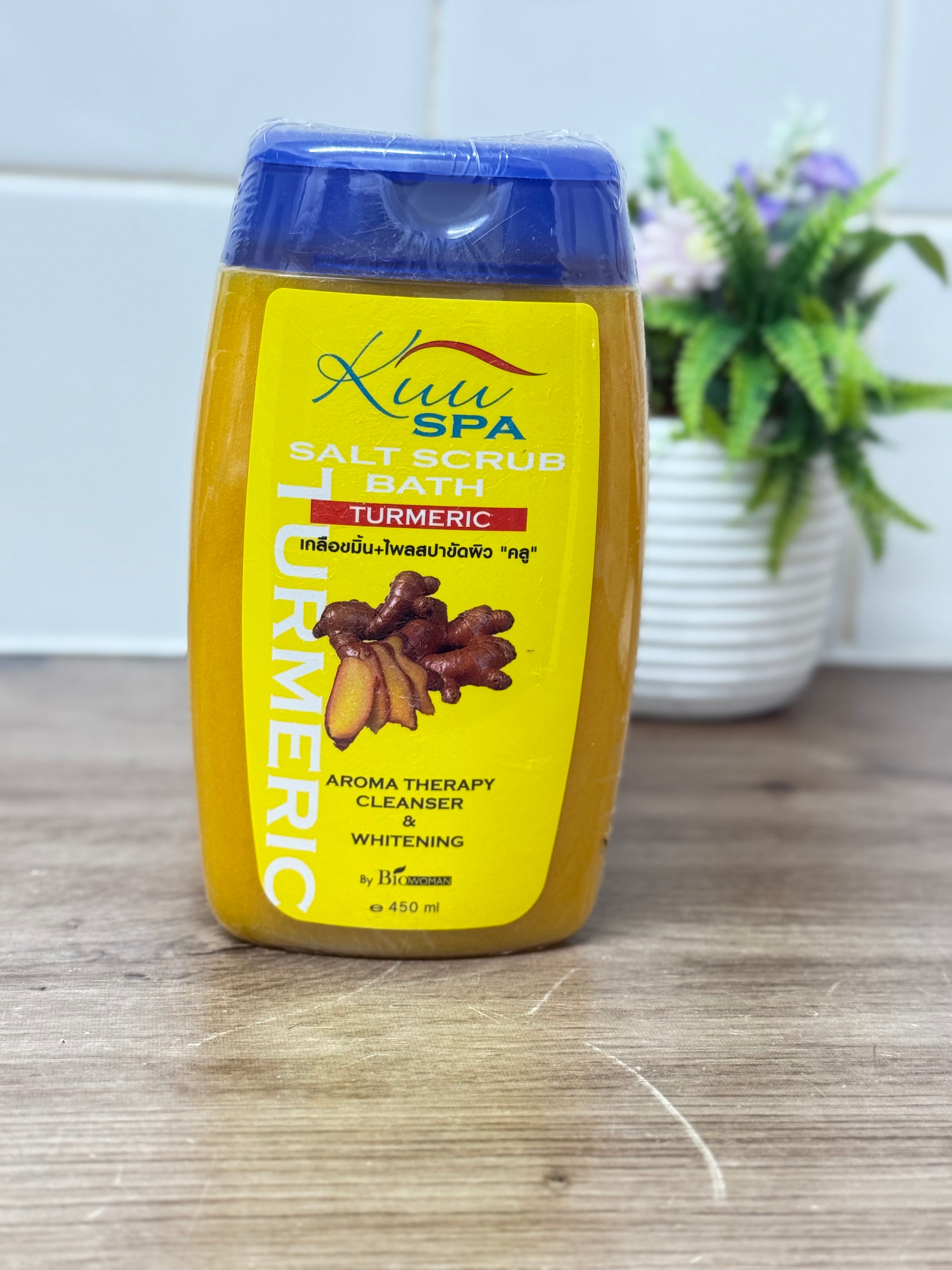 Kuu Spa Turmeric Salt Scrub Bath