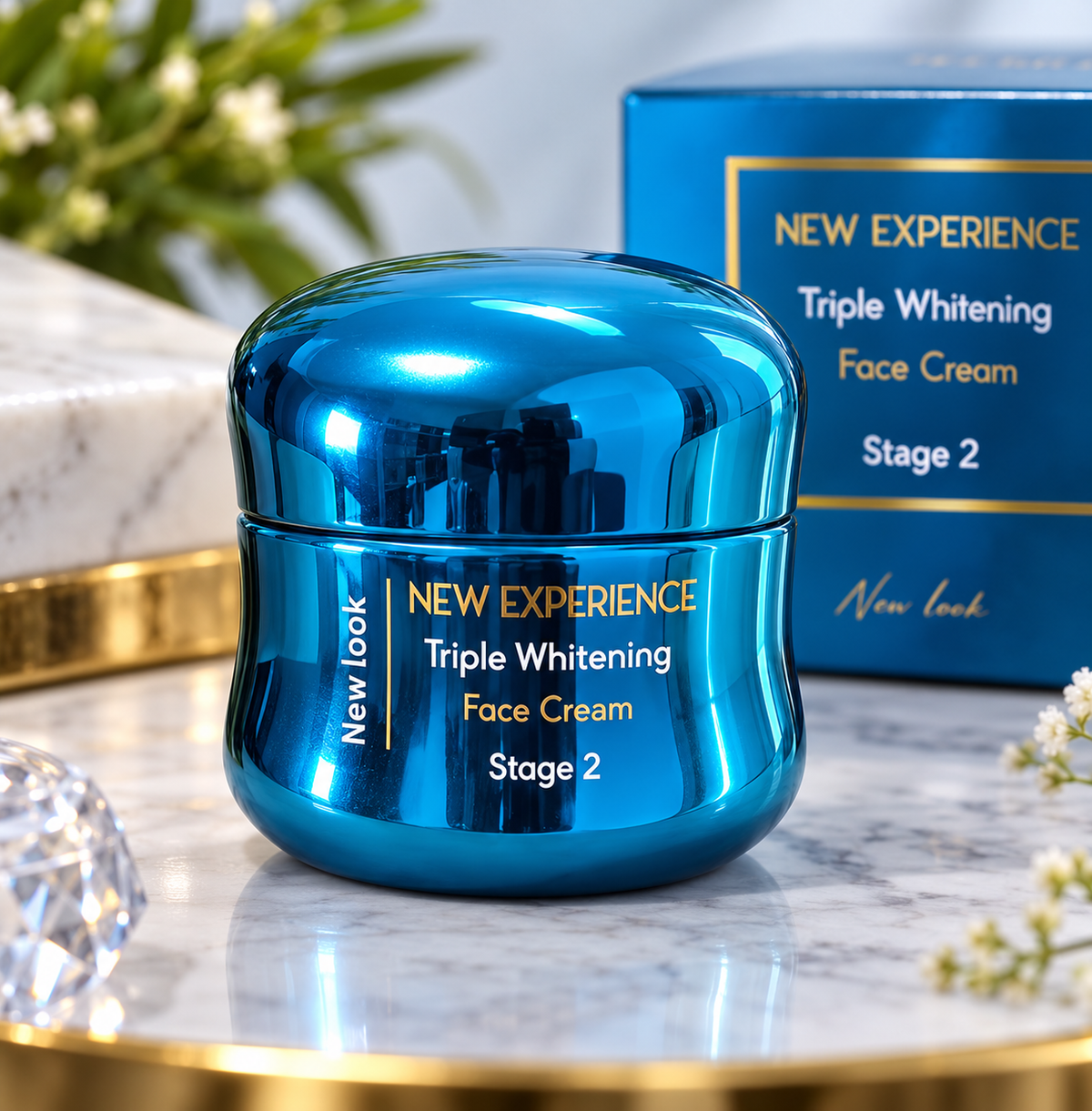 New experience Triple whitening face cream stage 2