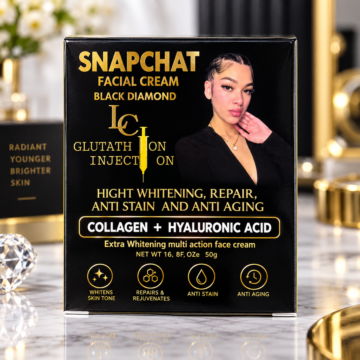 Snap chat facial cream Black diamond